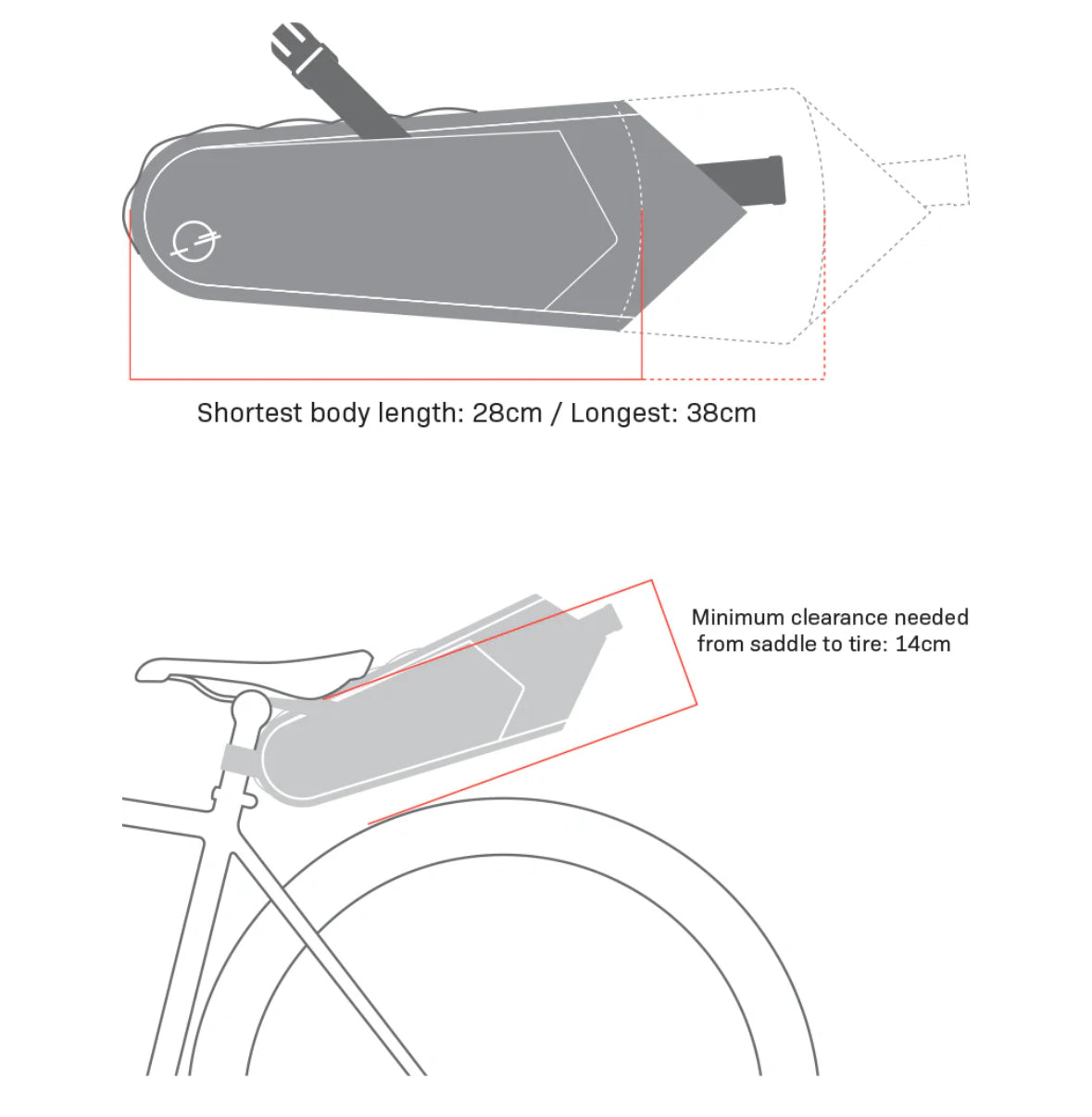 Post Carry Seat Pack