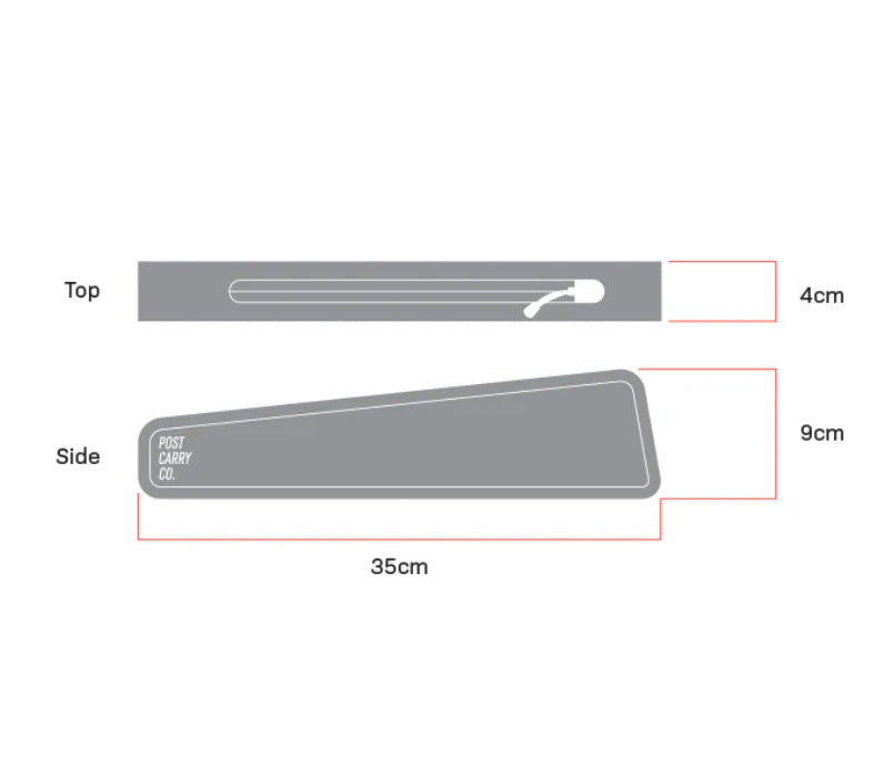 Post Carry Slim Top Tube Pack