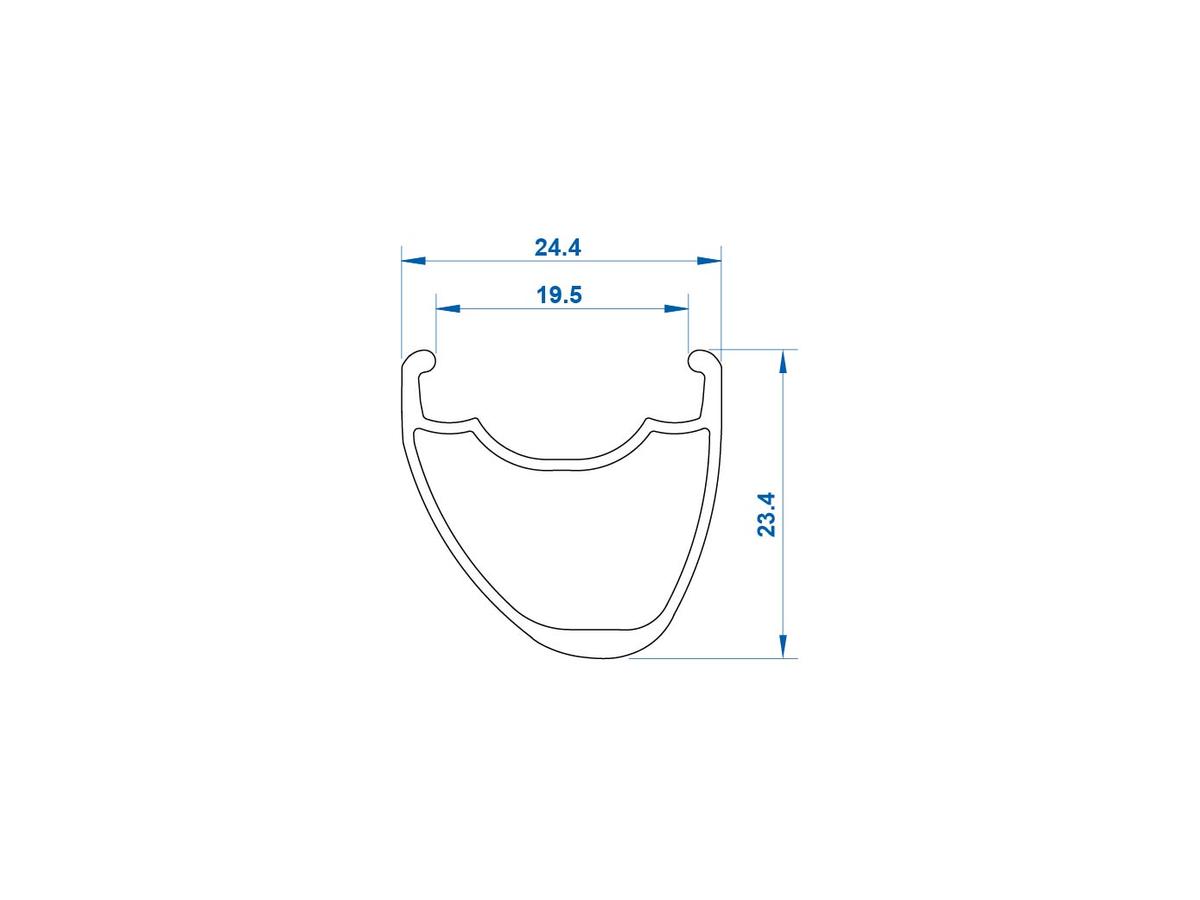 Ritchey WHEELSET COMP ZETA DISC TAI2 Shimano 11 - SRAM (Classic Silver)