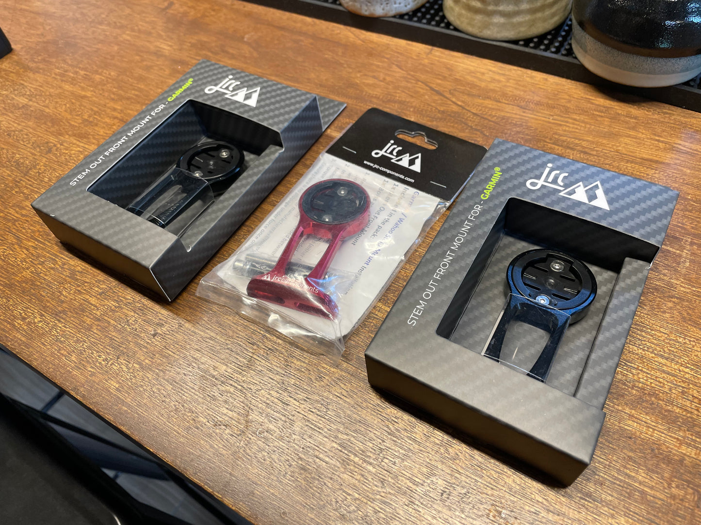 JRC Stem Out Front Mount for Garmin