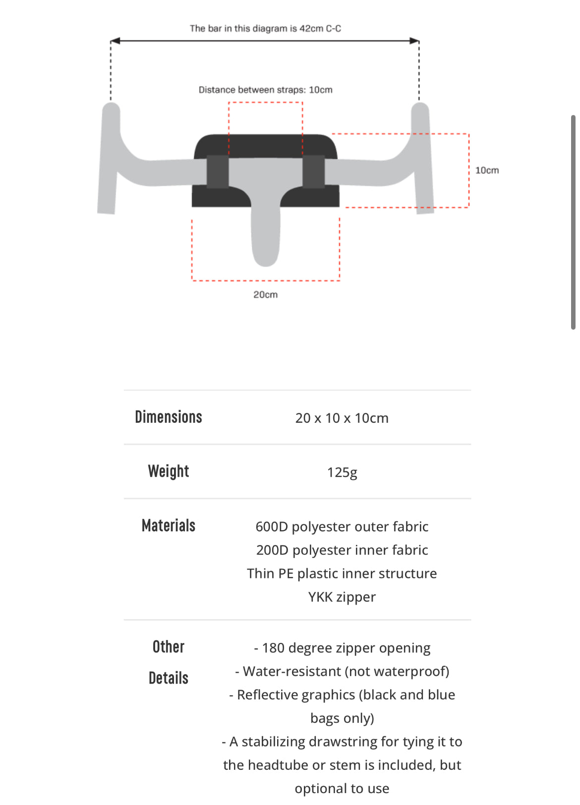 Post Carry Combo: Mini Handlebar Bag + Saddle Bag