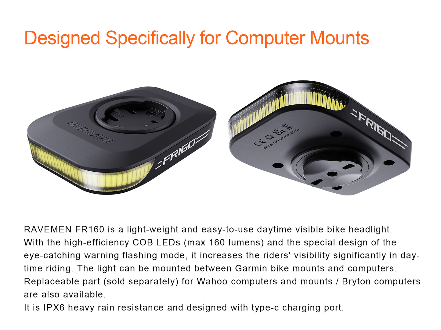 Ravemen FR160 Front Lights